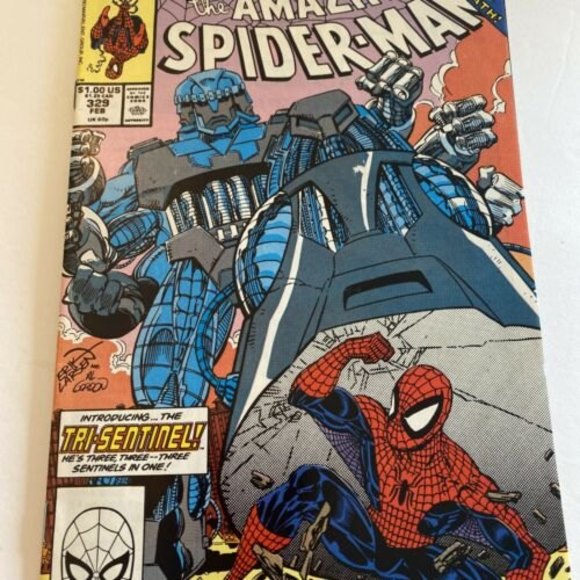 AMAZING SPIDERMAN #329 CGC-1ST APP.OF‎ THE TRI-SENTINAL - Picture 6 of 11